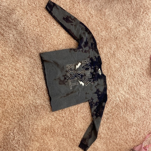 Grey and White Large Rock and Roll Sweatshirt - Picture 4 of 4